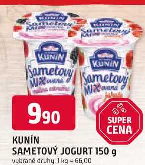 KUNIN SAMETOVÝ JOGURT 150 g 