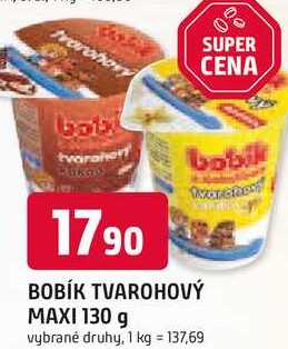 BOBÍK TVAROHOVÝ MAXI 130 g 
