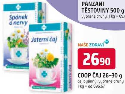 COOP ČAJ 26-30 g 