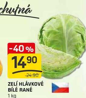 ZELÍ HLÁVKOVÉ BÍLÉ RANÉ 1 kg 