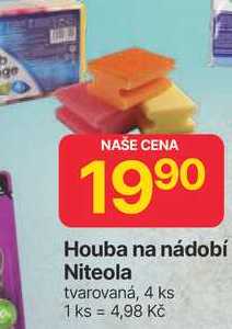 Houba na nádobí Niteola tvarovaná, 4 ks