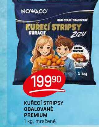 KUŘECÍ STRIPSY OBALOVANÉ PREMIUM 1 kg