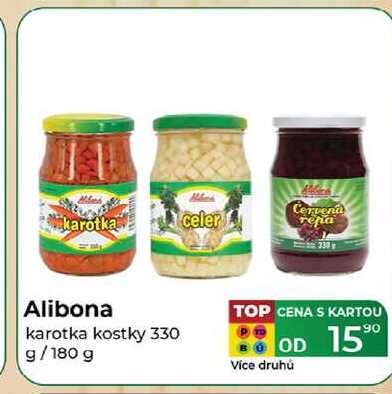 Alibona karotka kostky 330 g/180 g