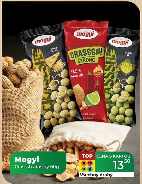 Mogyi Crasssh arašídy 60g