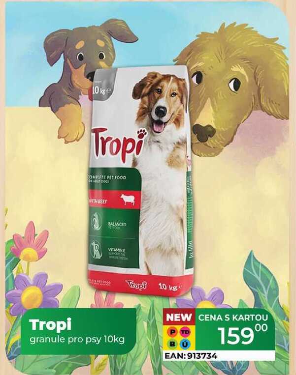 Tropi granule pro psy 10kg 