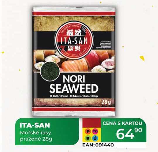 ITA-SAN mořské řasy pražené 28g  