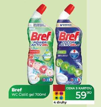 Bref WC Čistič gel 700ml  