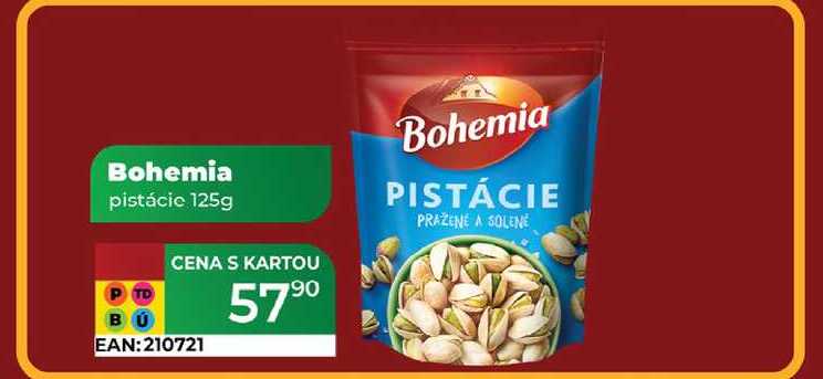 Bohemia pistácie 125g  