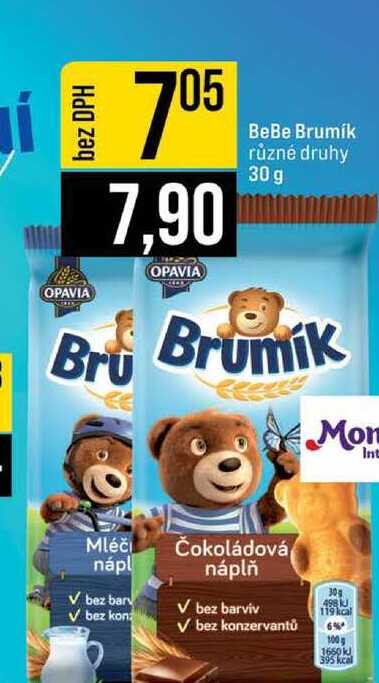 BeBe Brumik různé druhy 30 g 