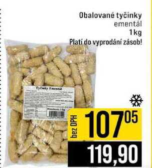 Obalované tyčinky ementál 1kg 