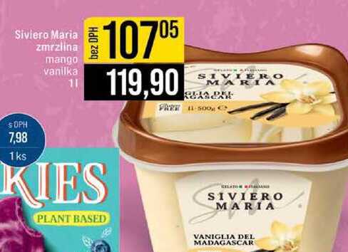 Siviero Maria zmrzlina mango vanilka 1l