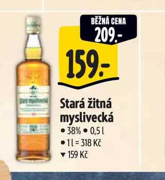  Stará žitná myslivecká  0,5 l
