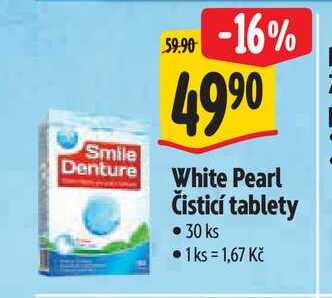   White Pearl Čisticí tablety 30 ks 
