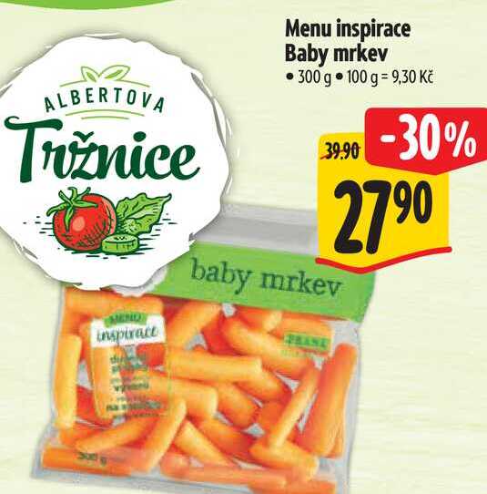  Menu inspirace Baby mrkev 300 g 