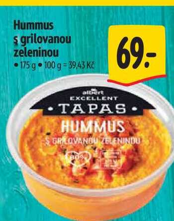 Hummus s grilovanou zeleninou 175 g 
