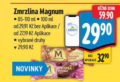 Zmrzlina Magnum 85-110 ml 