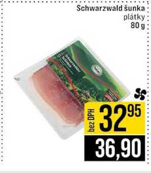 Schwarzwald šunka plátky 80 g