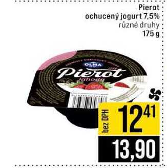 Pierot ochucený jogurt 7.5% různé druhy 175g