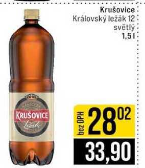 Krušovice Královský ležák 12 světlý 1,5l