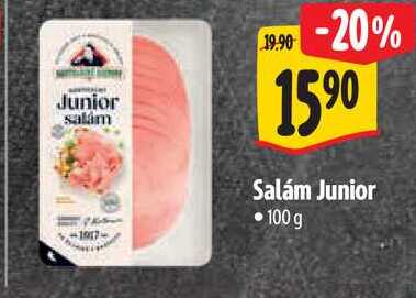 Salám Junior, 100 g