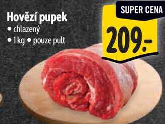 Hovězí pupek, 1 kg