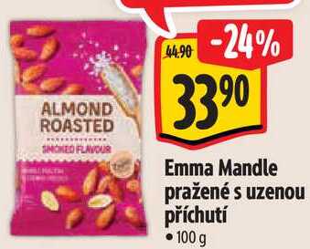 Emma Mandle pražené s uzenou příchutí, 100 g