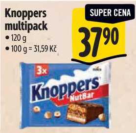 Knoppers multipack, 120 g