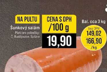 Šunkový salám 100g