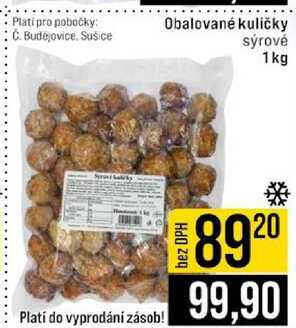 Obalované kuličky sýrové 1kg