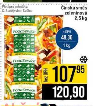 Čínská směs zeleninová 2,5kg 