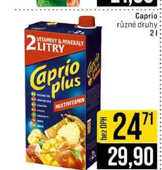 Caprio různé druhy 2l 