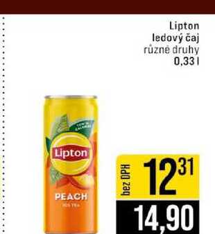 Lipton ledový čaj různé druhy 0,33l