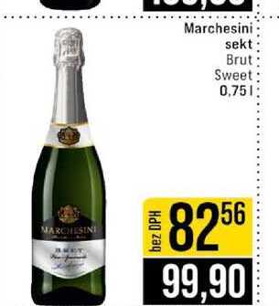 Marchesini sekt Brut Sweet 0,75l