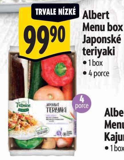 Albert Menu box Japonské teriyaki 