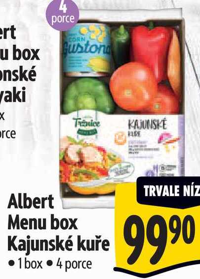 Albert Menu box Kajunské kuře 