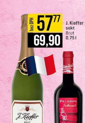 J. Kieffer sekt Brut 0,75l
