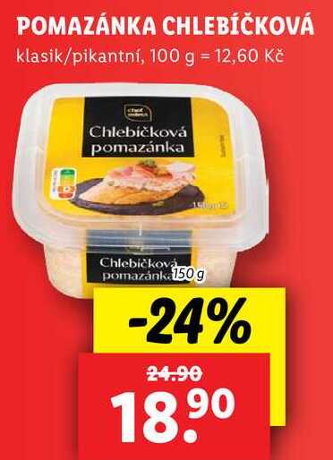 POMAZÁNKA CHLEBÍČKOVÁ, 150 g
