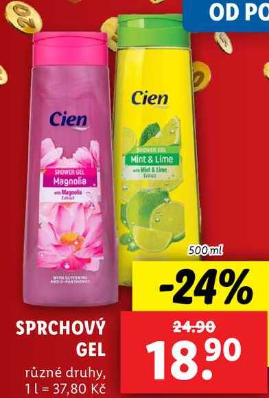SPRCHOVÝ GEL, 500 ml
