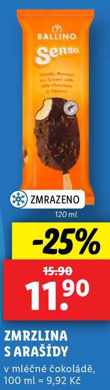 ZMRZLINA S ARAŠÍDY, 120 ml