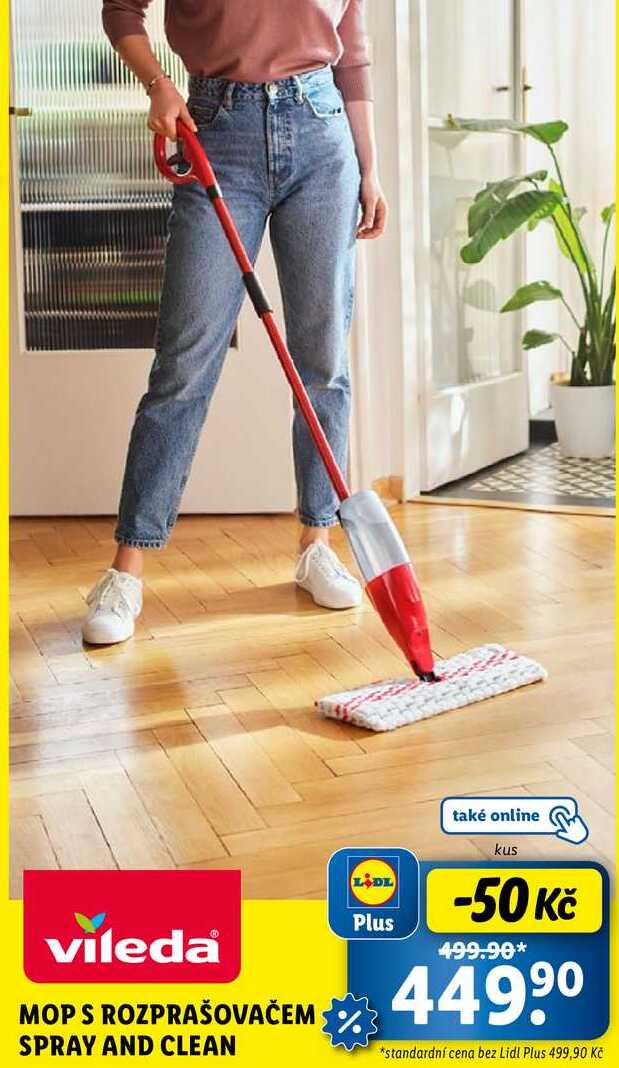 MOP S ROZPRAŠOVAČEM SPRAY AND CLEAN  