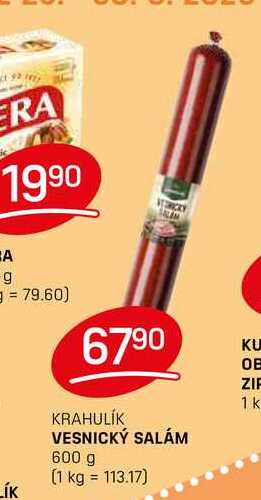 VESNICKÝ SALÁM 600 g 