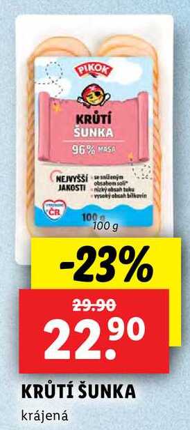 KRŮTÍ ŠUNKA, 100 g