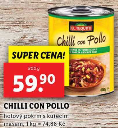 CHILLI CON POLLO, 800 g