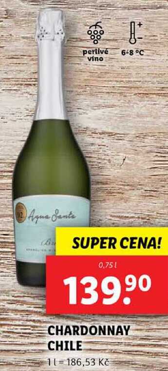 CHARDONNAY CHILE, 0,75 l