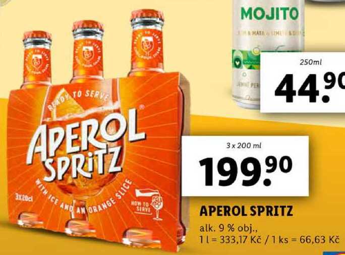 APEROL SPRITZ, 3x 200 ml
