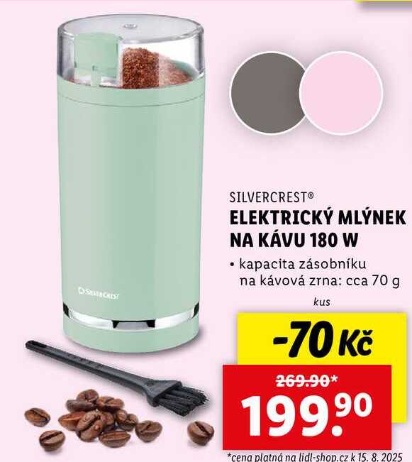 ELEKTRICKÝ MLÝNEK NA KÁVU 180 W 