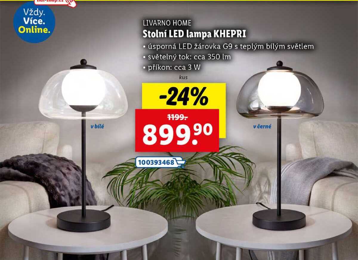 Stolní LED lampa KHEPRI 
