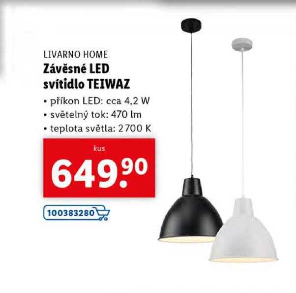 Závěsné LED svítidlo TEIWAZ 