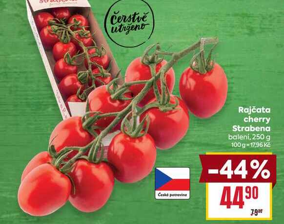 Rajčata cherry Strabena balení, 250 g