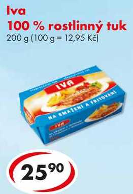 Iva 100 % rostlinný tuk, 200 g 